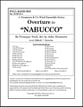 Overture to Nabucco Concert Band sheet music cover